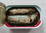 Commercial Sterility 125g Canned Sardine Fish In Soybean Oil