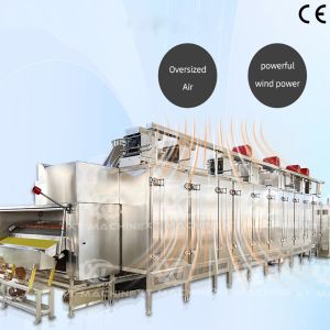 China Commercial Peanut Roasting Machine Adjustable Conveyor Speed Roast Time 5-15min Multifunctional on sale