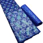 Supoo African Lace Silk Velvet Embroidery Stretch Korean Velvet for Garments and
