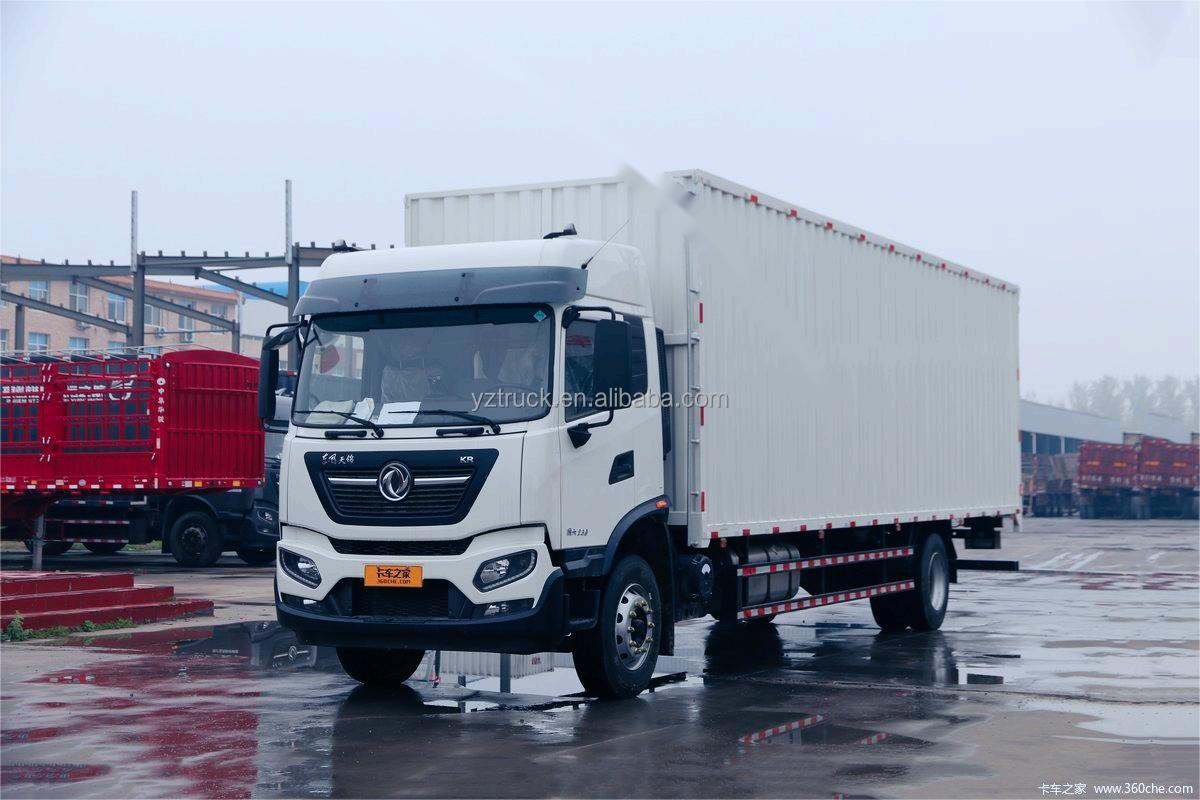High Repurchase Dongfeng KR 230HP 4X2 Box Cargo Truck for Cargo Transportation