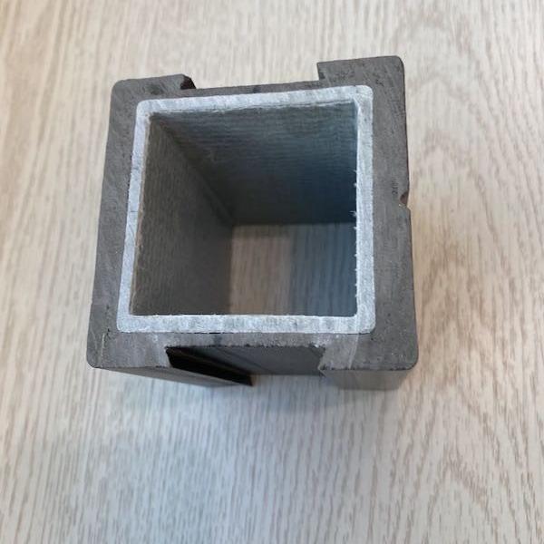 Lightweight Thick Irregular Pultruded Frp Profiles Anti Slip Fiberglass