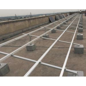 China Hot Dip Galvanized Steel Solar Panel Mounting Brackets Aluminum Rail on sale