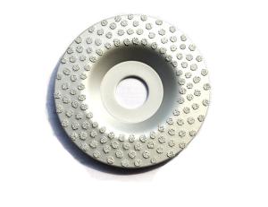China Solid Vacuum Brazed Cup Wheel Grinding Disc For Stone And Masonry factory