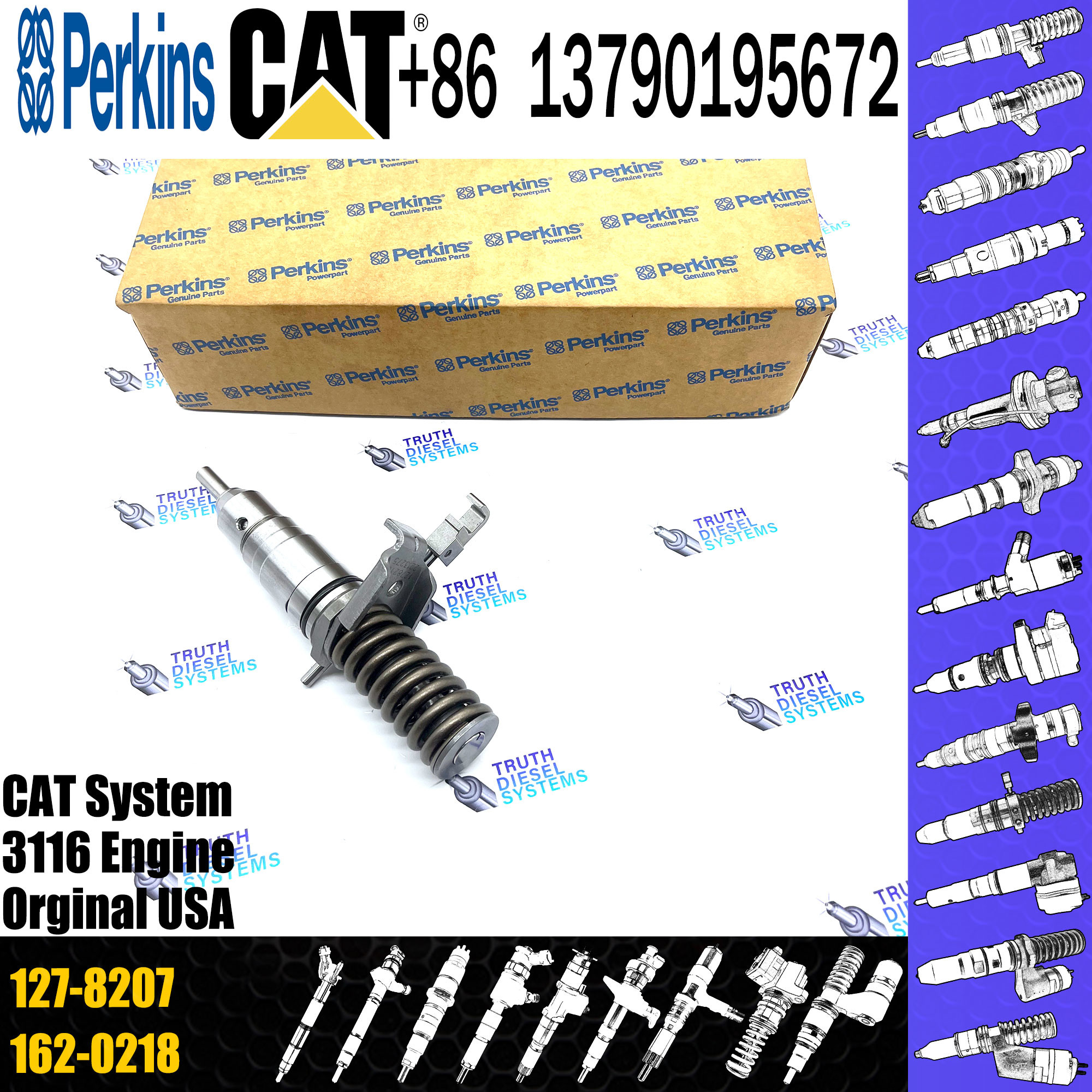 127-8216 127-8222 127-8205 127-8207 for CAT pump injector 3116 3114 genuine new