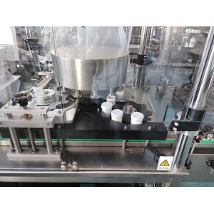 China ServoPress Cap Pressing Machine For Beverage Cosmetics Pharma factory