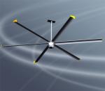 14ft Low Watt Ceiling Fan , Big Outdoor Ceiling Fans For Large Facilities