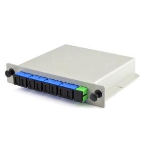 China DIN 1X8-PLC SC/UPC Fiber Optic PLC Splitter 1*8 Type 1260nm-1650nm Wavelength factory