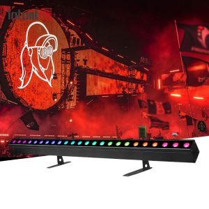 RGBW DMX LED Wall Washer Light Exterior IP20 24*2W with DMX Control Sound Activated Color Changing for Church Christmas Wedding Dance