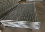 PVC Coated Wire Chain Link Fence Panels 6 X10 63mm X 63mm X 2.4mm