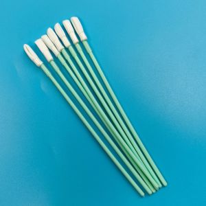 Lint Free 6.5" Extra Long Handle Double Layers Polyester Swab Handmade Cleanroom