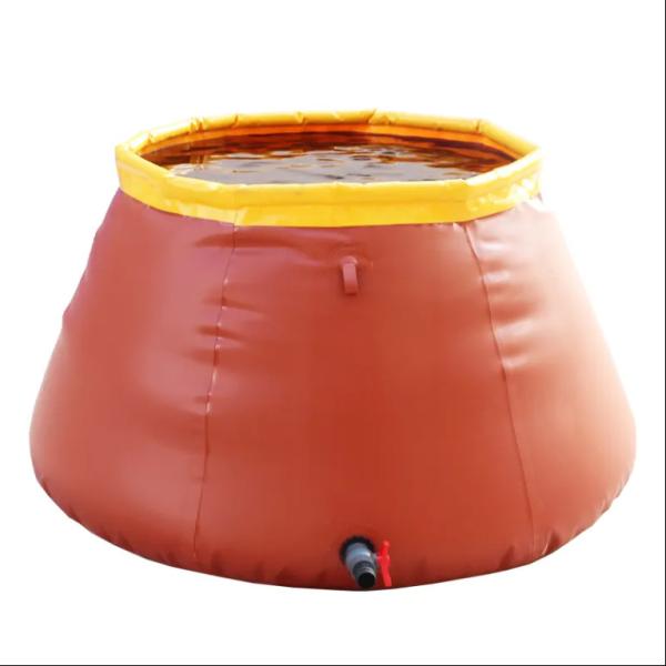 Onion Shaped Open Top Water Tank PVC Water Storage Tank Flexible Foldable For