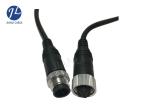 M12 IP67 Car Top View Camera 8 Pin Extension Cable