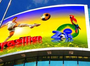 China High Resolution SMD Outdoor Full Color LED Display P8 RGB Wide Viewing Angle factory