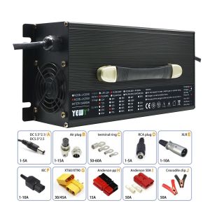 High power 2500w 24V lead acid lithium ion lifepo4 electric forklift lifepo4 battery full charge voltage battery charger