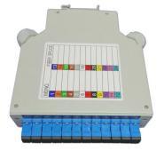 China DIN Rail Mounting Fiber Optic Terminal Box with Durable ABS Material factory