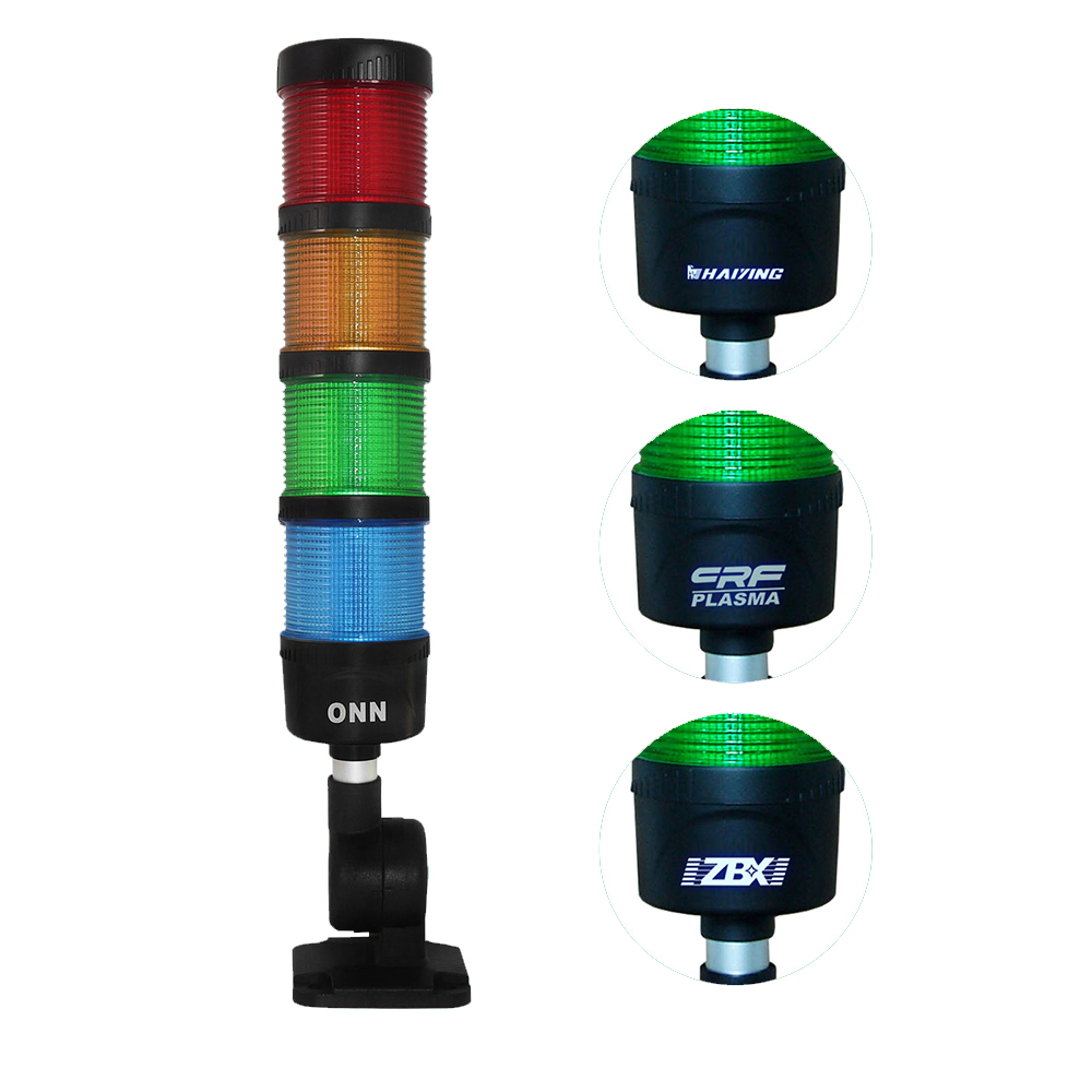 ONN-M4S-H Single Layer RYG CNC Machine Warning Light Mimi 24V Buzzer LED Stack Lights Aluminum Body
