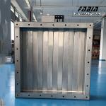 500*500 Stainless Steel Louver Valve Precise Flow Control For Dust Collection