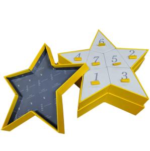 China Recycled Special Star Shape Valentines Gifts Box Skincare Packaging factory