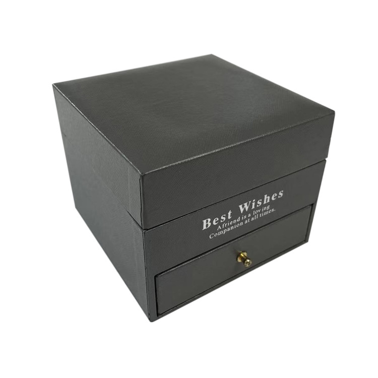Handmade Wholesale Flower Lipstick Hard Cardboard Paper Valentine Luxury Gift Box Packaging With Drawer