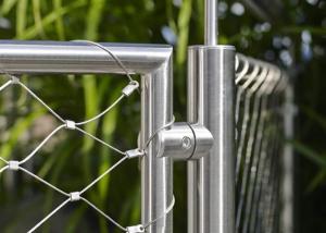 China Softly Flex Decorative Wire Mesh Fencing , PVC / Nylon Woven Rope Mesh factory