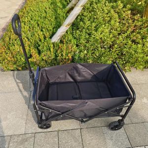 Easy Carrying And Moving Foldable Wagon Cart 600D Oxford PVC Cloth Material