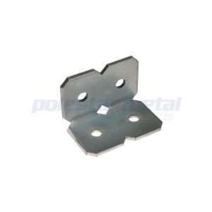China ISO Approved Construction Hardware , 25mm Building Framing Hardware Angle Brackets factory