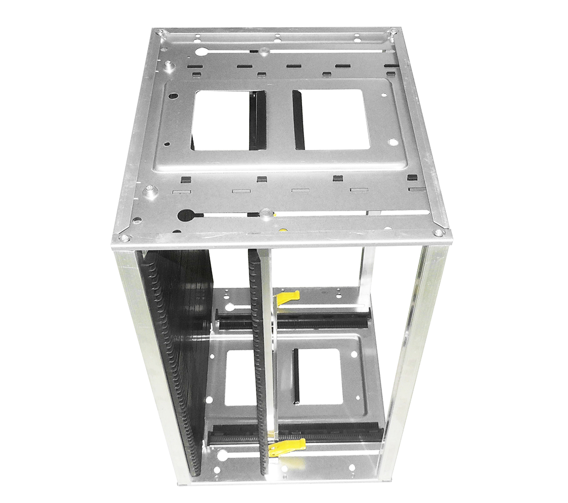 3.0mm Depth 125 Degree 100KG Capacity ESD Magazine Rack