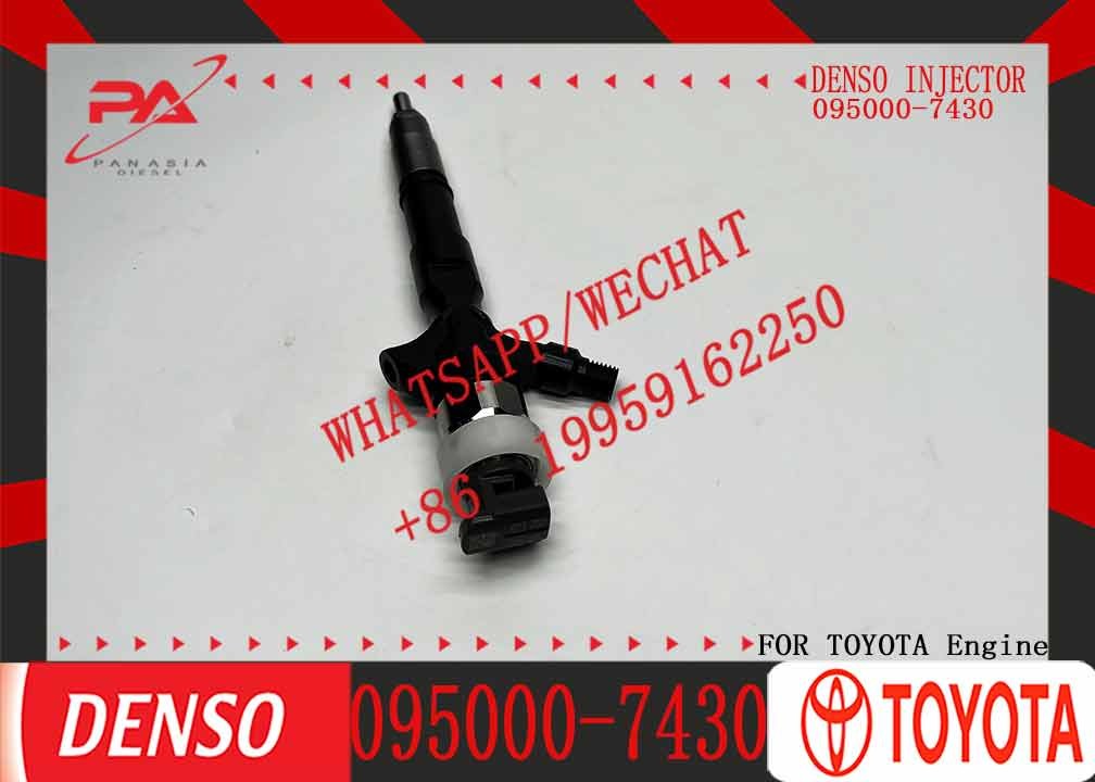 Genuine Fuel Injector 095000-7430 23670-39146 DCRI107800 Injector Nozzle 23670-30250 0950007430 for toyota hiace 2.5 d-4