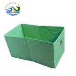 Navy Blue Collapsible Cube Storage Bins 13x15x13