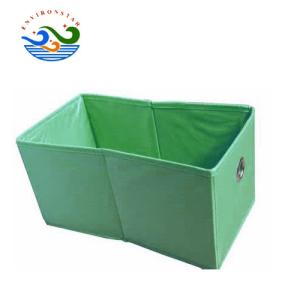 China Navy Blue Collapsible Cube Storage Bins 13x15x13 factory