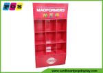 ODM / OEM 9 Cells Cardboard Floor Displays , POS PDQ Product Display For