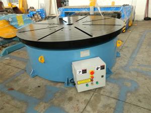 China Horizontal Welding Motorized Rotary Table Positioner 10 T for 1400 mm Table Diameter factory