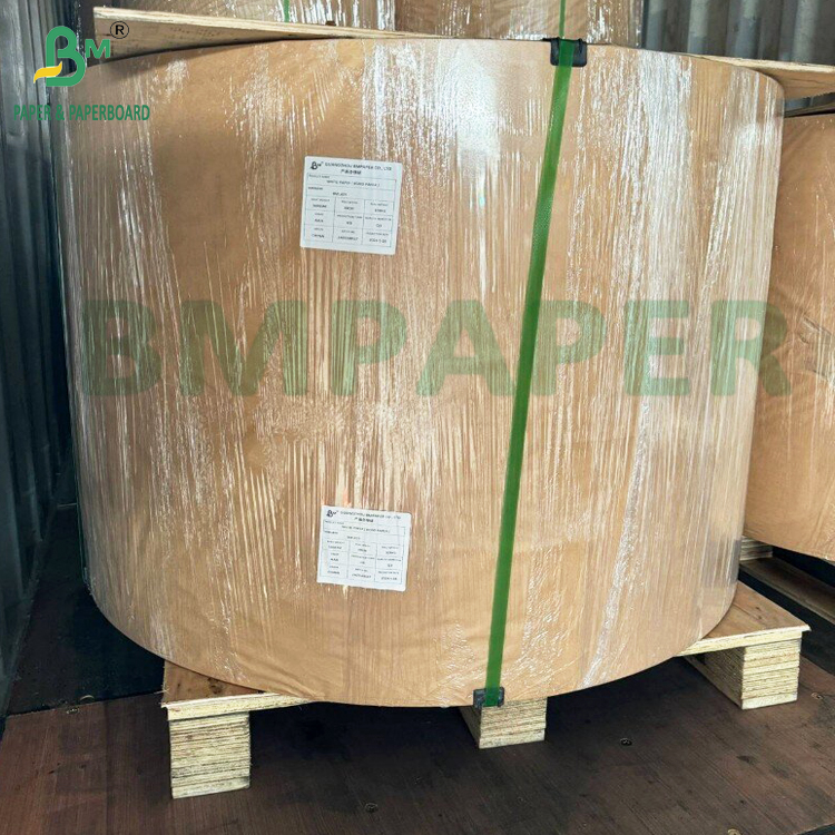High Strength Paper Sack Paper Plain Brown 70gsm 80gsm Semi Extensible Kraft