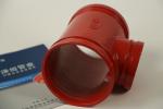 Corrosion Resistance Grooved Tee With Painting Epoxy Coating