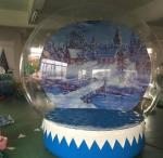 Snow Globe / Crystal Ball Inflatable Bubble Tent For Christmas Activities