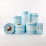 Dental Gusseted Reel Heat Sealing Sterilization Pouches Flat Pouches Dental