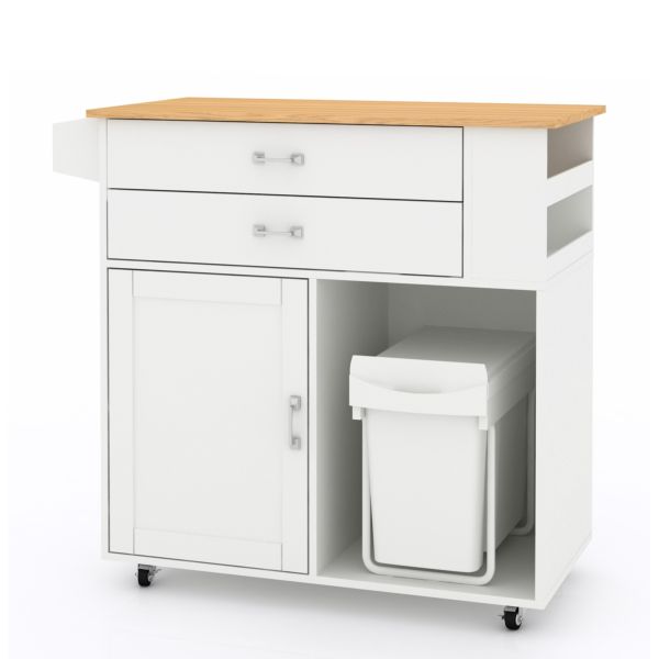 China Movable Modern Kitchen Island With Lighting For Food Preparation factory