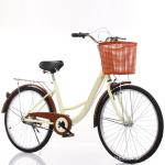 26 Inches Steel City Bikes with Ordinary Pedals and Caliper Brakes