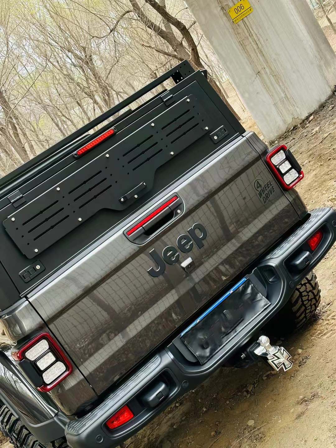 117 Black Aluminium Alloy Bed Cover Canopy for Tundra Dodge RAM GMC and TOYOTA Tundra