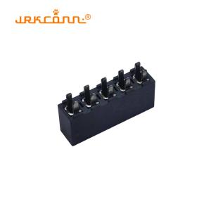 China 3.96mm Pitch 180 Degree Female Header Connectors Copper Alloy Contacts on sale