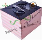 Custom Printed Cardboard Food Packaging Boxes For Birthday / Anniversary Cake