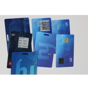 China High Frequency rfid shield card 1.4mm thickness 7816 interface factory