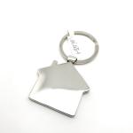 OEM Zinc Alloy Keychains 44x75x6mm Siliver Color