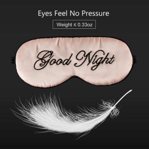 China Travel 9x21cm Mulberry Silk Sleep Mask Blindfold For Sleeping factory