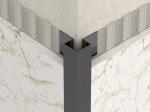 Stainless Steel Brushed Steel Tile Trim 10mm Corner Edge Trim Finishing Closing