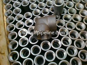 China astm A105 carbon steel 90 degree socket weld forged pipe fittings elbow factory