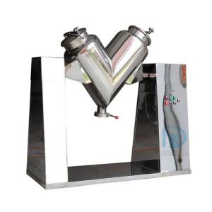 China Chemical Laboratory Powder Blender Small V Shape Blending Vertical Lab Dry Powder Mixing factory