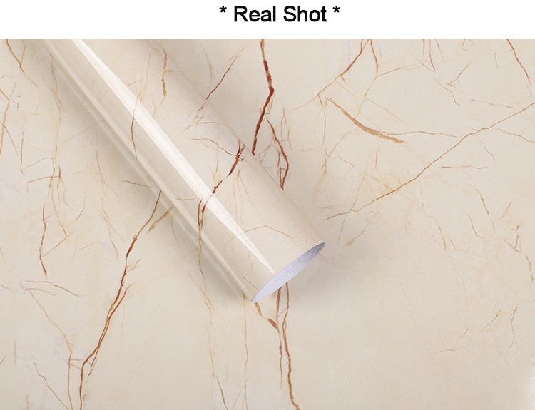 Anti-Static Interior Home 3D Self Adhesive Marble/Brick Wallpaper for Furniture/Bathroom/Kitchen