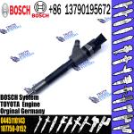 0445110143 Fuel Injector Parts TOYOTA Engine Diesel Fuel Injector