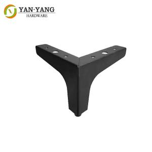 China 130 MM Furniture Feet Black, Gold, Rose Gold Bed Legs Easy Installation factory
